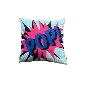 Graphic Pillow New, no tag